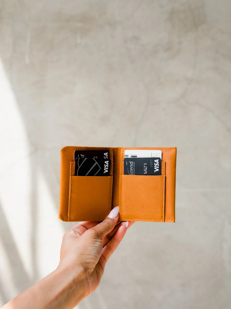 Debre Mini Wallet Cognac