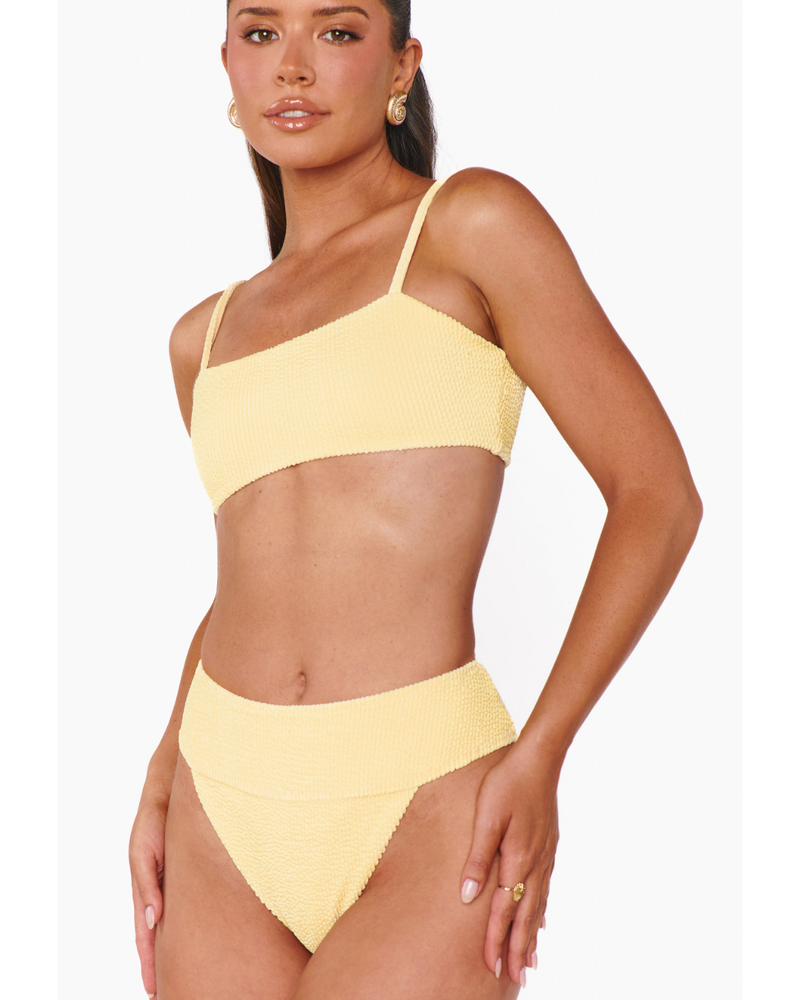 Destin Top Butter Yellow