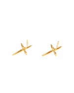 Droplet Cross Studs