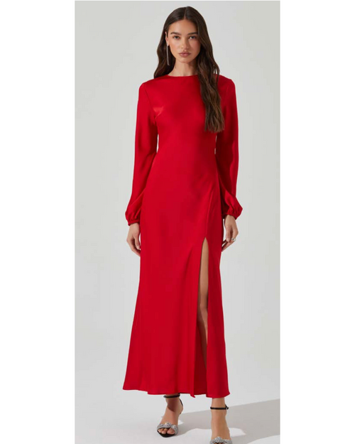 Elyse Dress Red