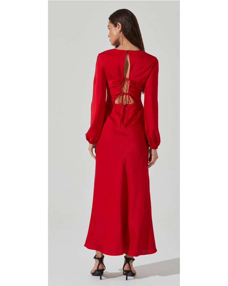 Elyse Dress Red