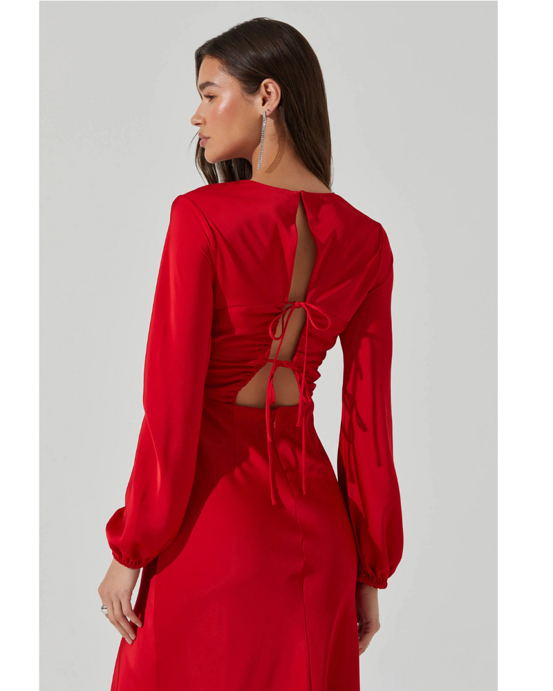 Elyse Dress Red