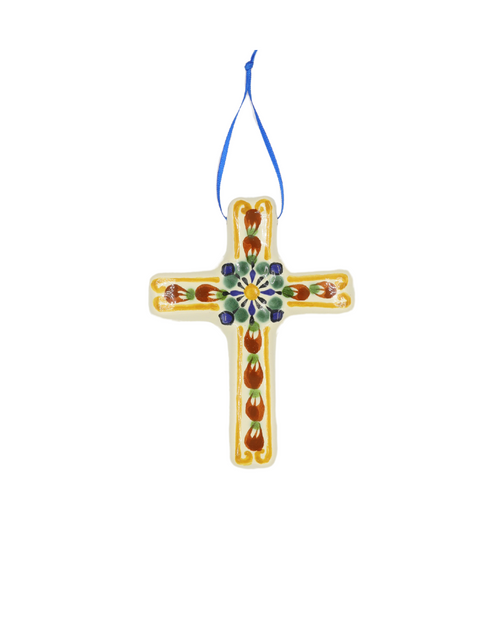 Embossed Cross Ornament Asst