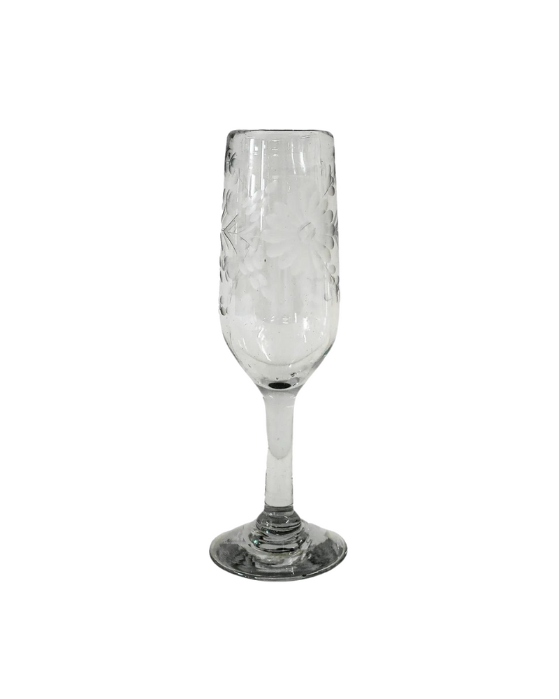 Engraved Champagne Flute