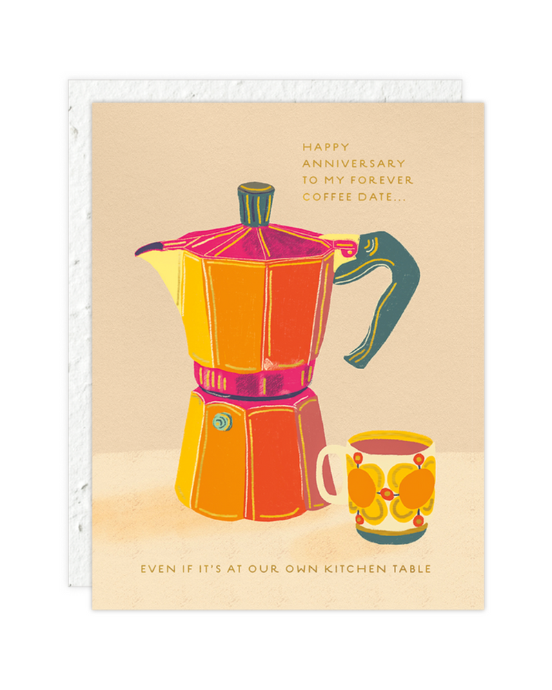 Espresso Anniversary Card