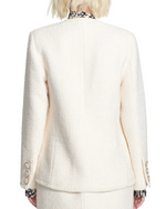 Evelyn Blazer Jacket Parchment