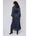 Fabienne Dress Indigo Floral