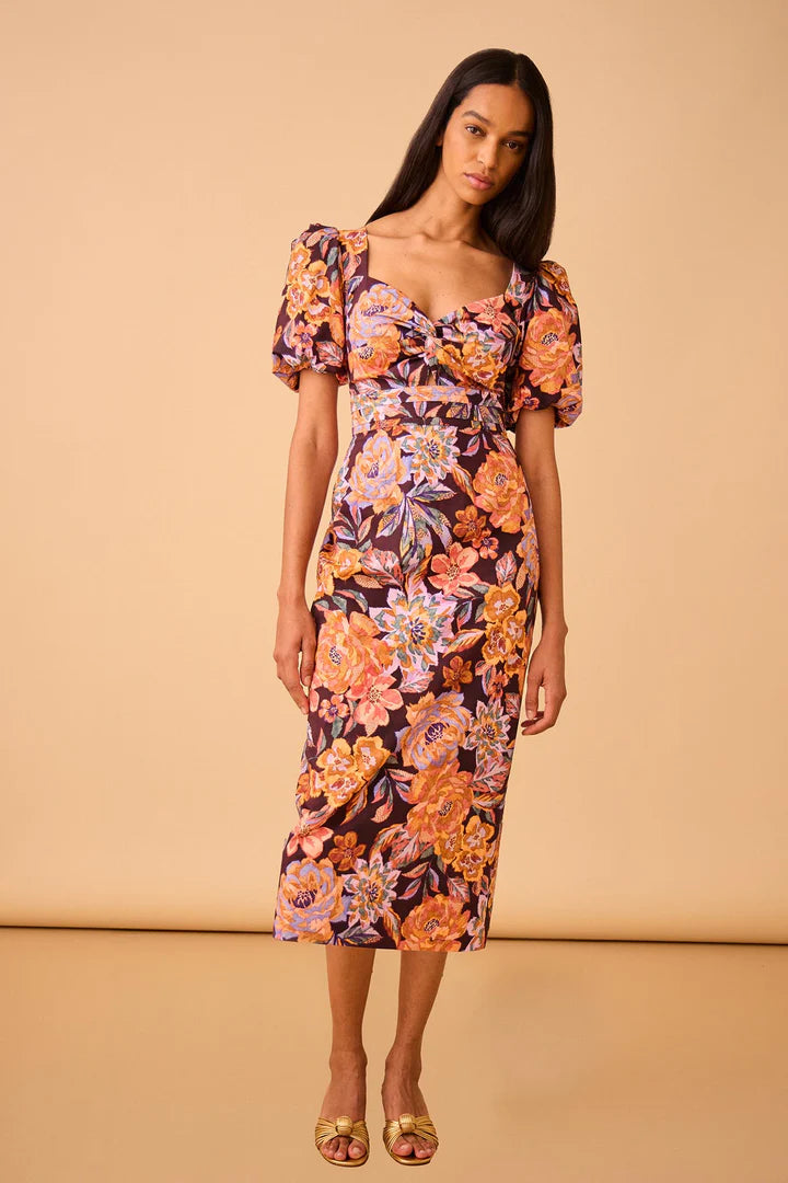 Fergie Dress Painterly Floral