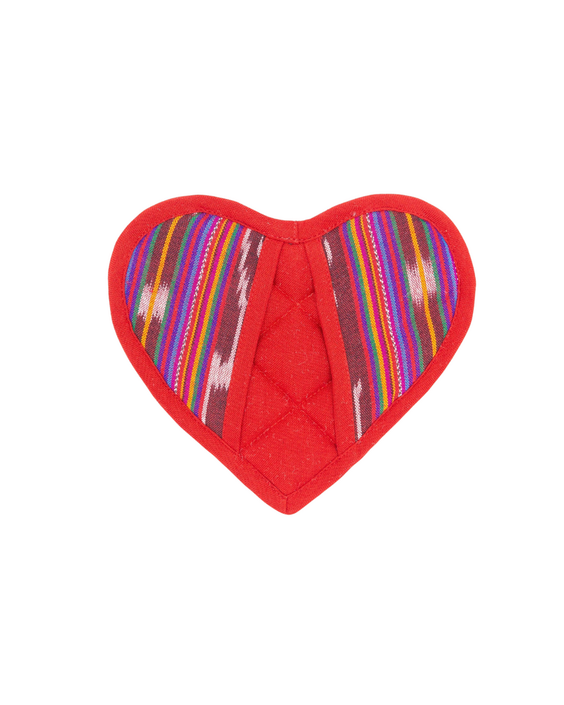 Festive Heart Pot Holder