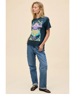 Fleetwood Mac Celestial Bouquet Boyfriend Tee Vintage Black