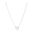 Floating Shape Necklace Heart