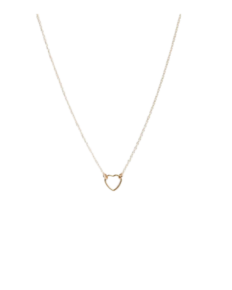 Floating Shape Necklace Heart