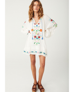 Florapaloosa Embroidered Tunic Dress Wildflower