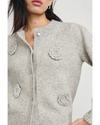 Francesca Cardigan Heather Grey