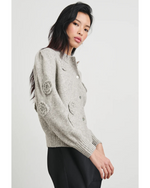 Francesca Cardigan Heather Grey