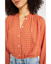 Francesca Top Terracotta Dot