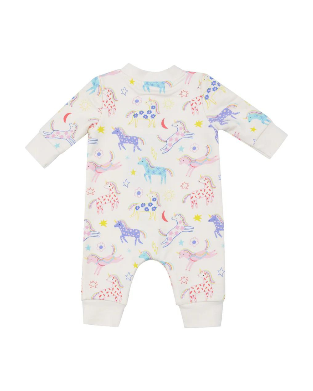 French Terry Unicorns Romper