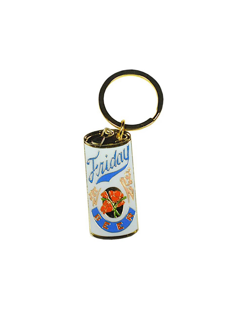 Friday Beer Keychain