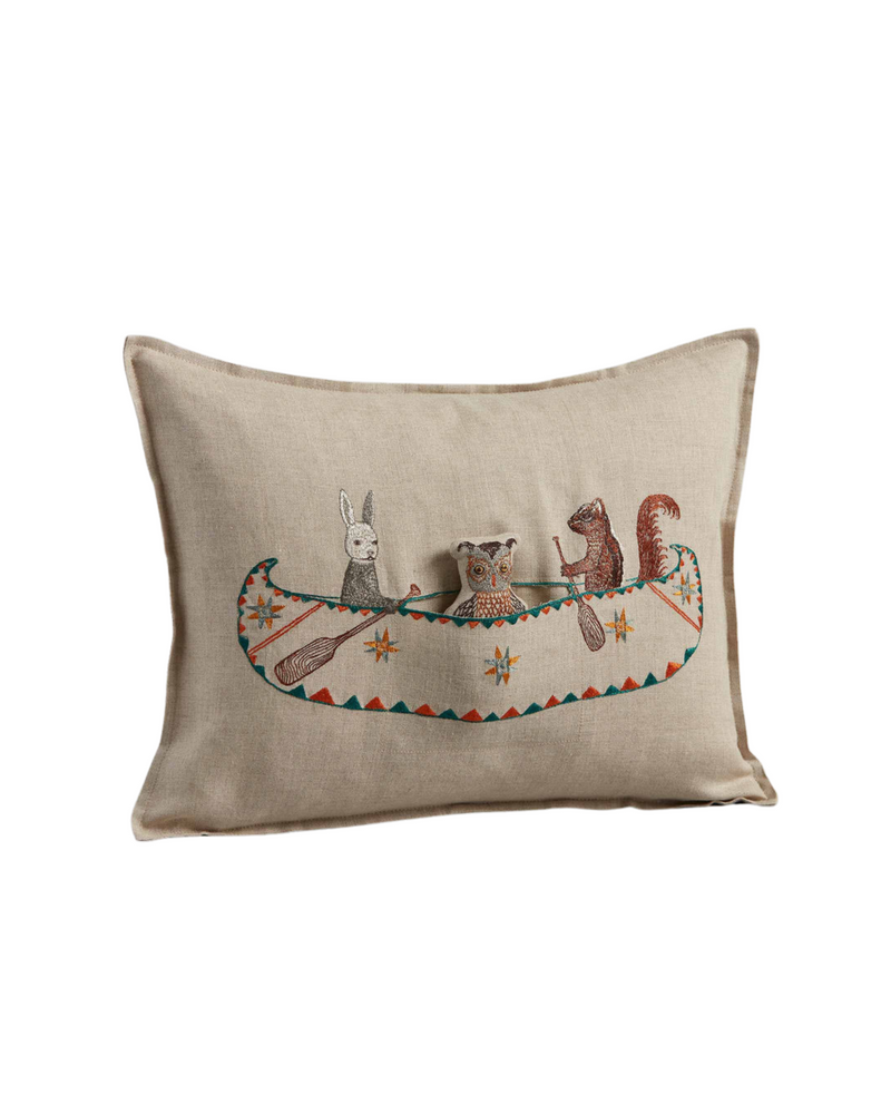 Friends Canoe Pocket Pillow