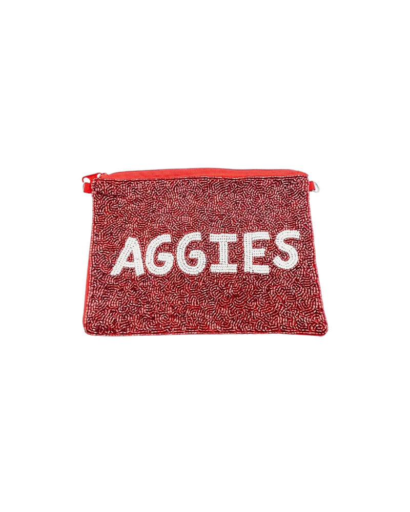 Game Day Beaded Pouch