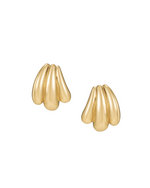 Gemma Statement Earrings Gold