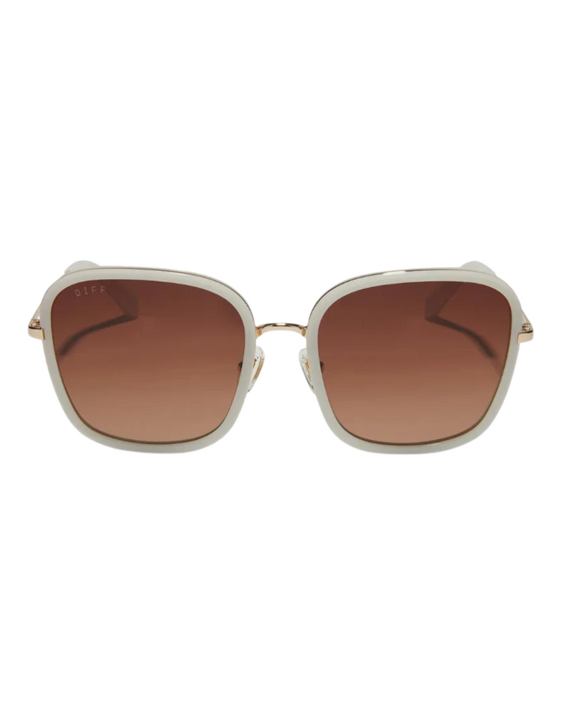 Genevive Sunglasses Meringue and Brown