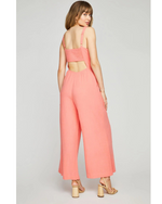 Gianna Sleeveless Jumpsuit Coral