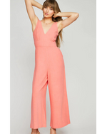 Gianna Sleeveless Jumpsuit Coral