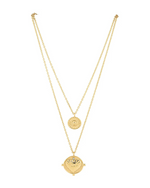 Gigi Doube Coin Necklace