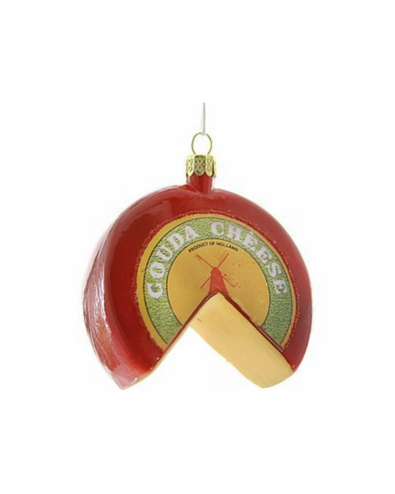 Gouda Cheese Wheel Ornament