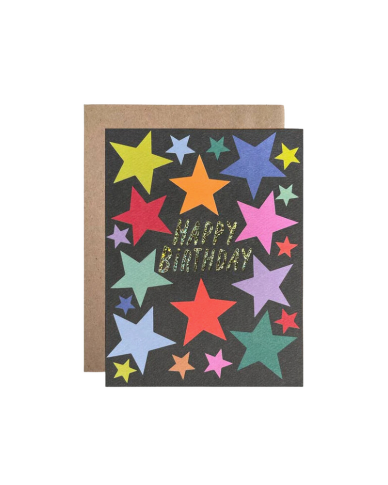 Happy Birthday Stars Card