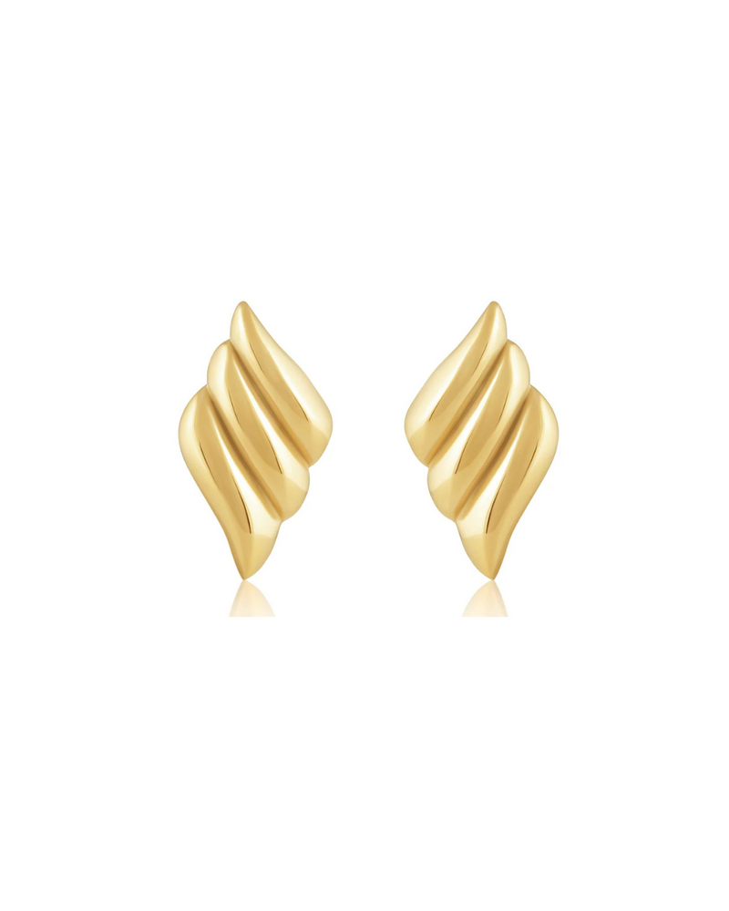 Heather Statemenet Earrings Gold