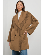 Hugo Fringe Coat Camel