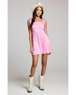 Hutton Mini Dress Ultra Pink