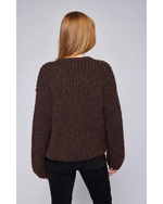 Ilene Knit Sweater Heather Espresso