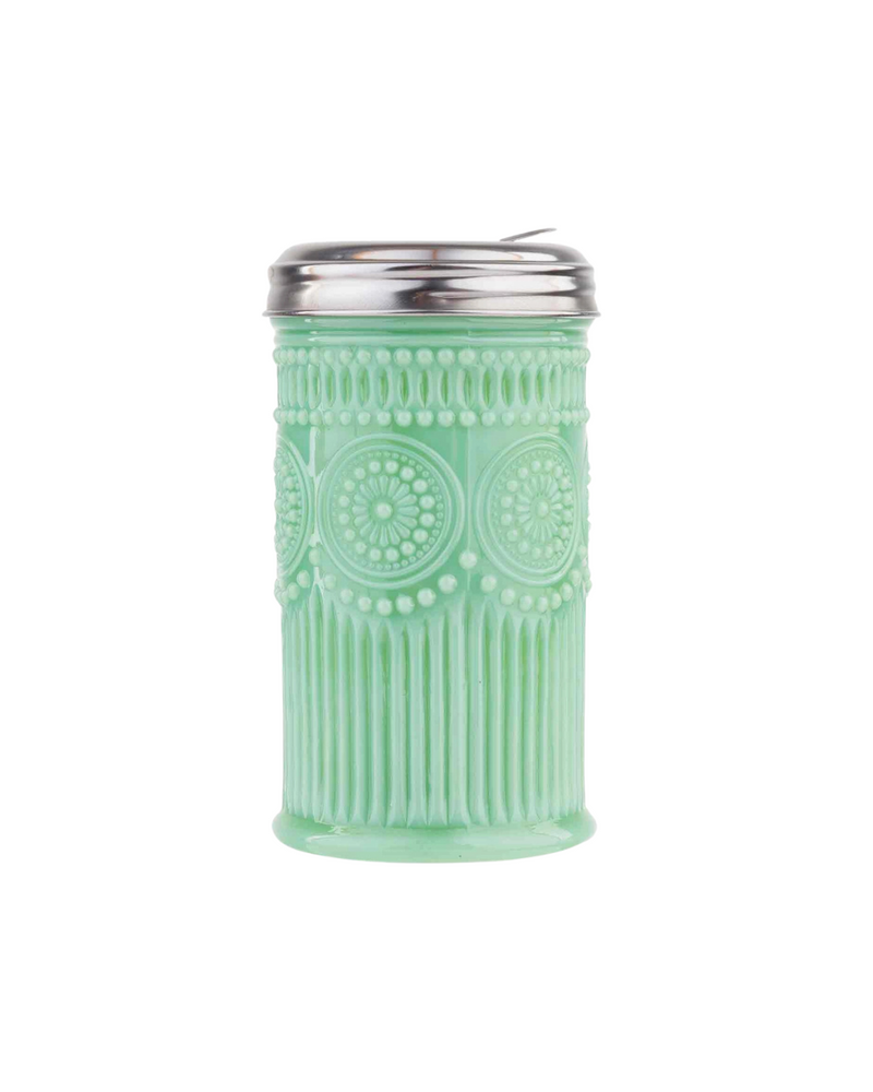 Jadeite Glass Sugar Shaker