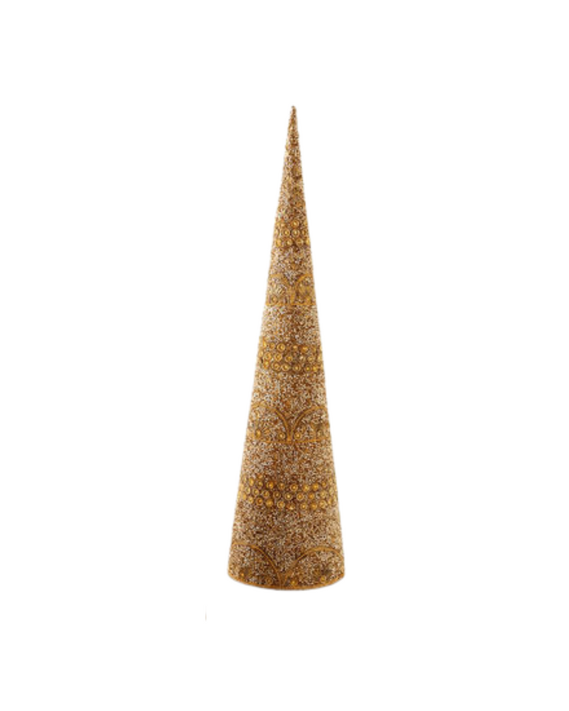 Jewel Encrusted Cone Tree L