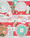 Jolly Christmas Santa Plates