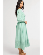 Juliette Dress Pistachio Eyelet