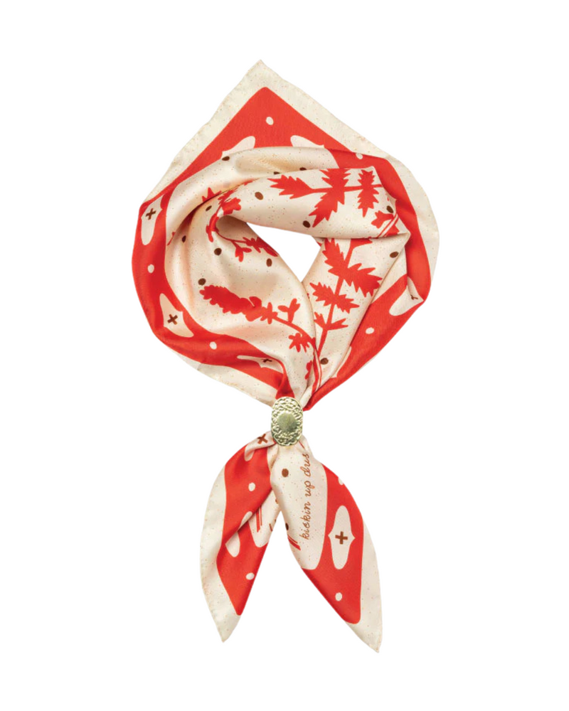 Kickin Up Dust Silk Scarf