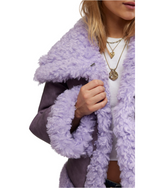 Kiki Sherpa Jacket Lilac Combo