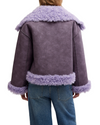 Kiki Sherpa Jacket Lilac Combo