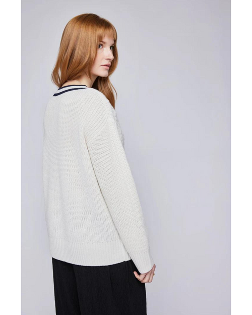 Kyla Cable Knit Sweater Cream