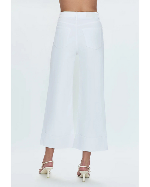 Lana Crop Vivid White