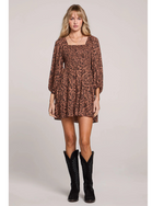 Lane Mini Dress Chestnut