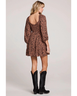 Lane Mini Dress Chestnut