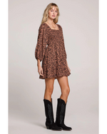 Lane Mini Dress Chestnut