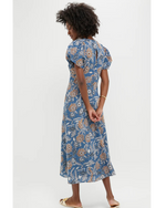 Leslie Midi Dress Magnolia Floral Print