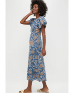 Leslie Midi Dress Magnolia Floral Print