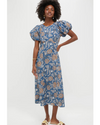 Leslie Midi Dress Magnolia Floral Print